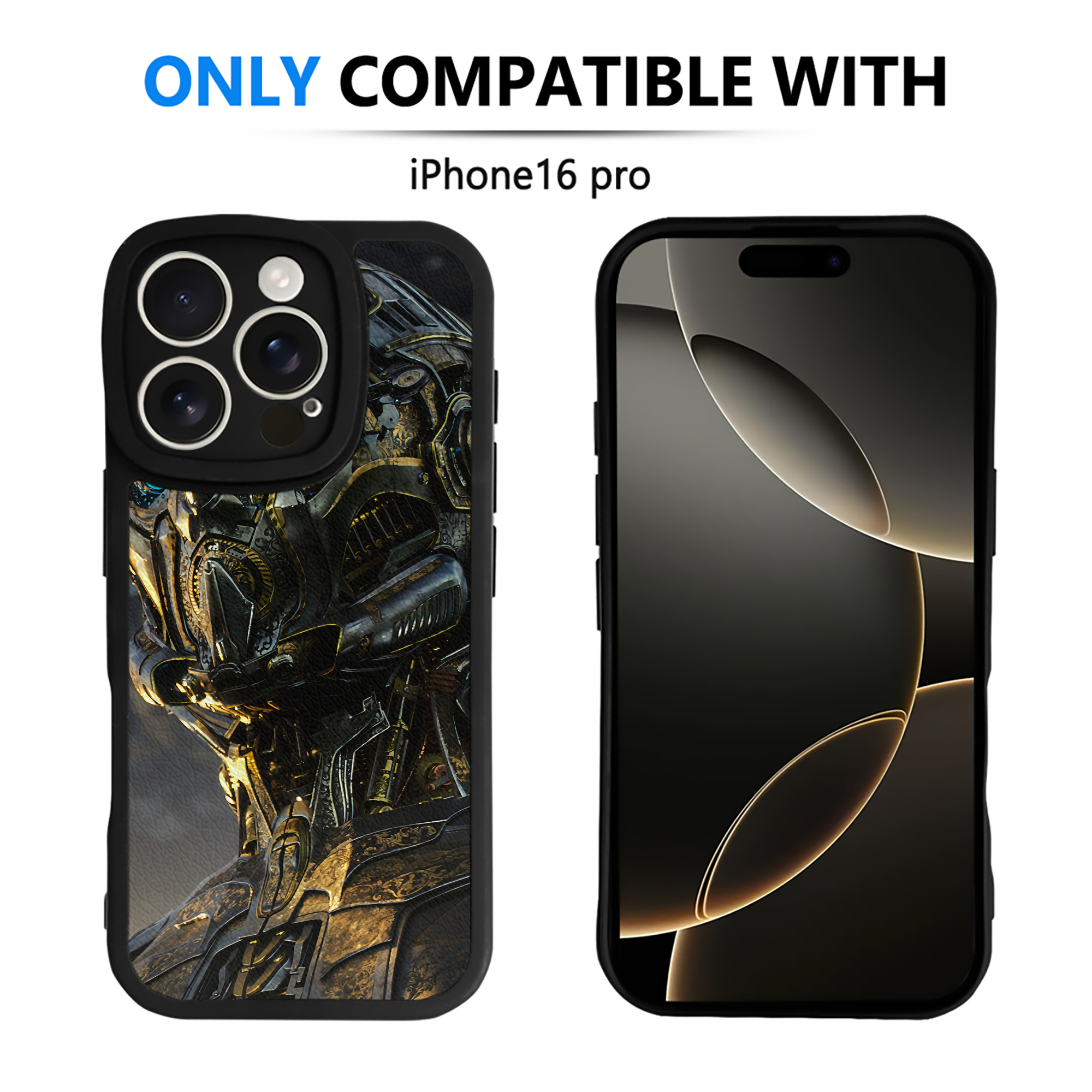 （画像用） Transformers トランスフォーマー 【iPhone 16シリーズ対応】シリコンスマホケース（レザー調） 材質：シリコン